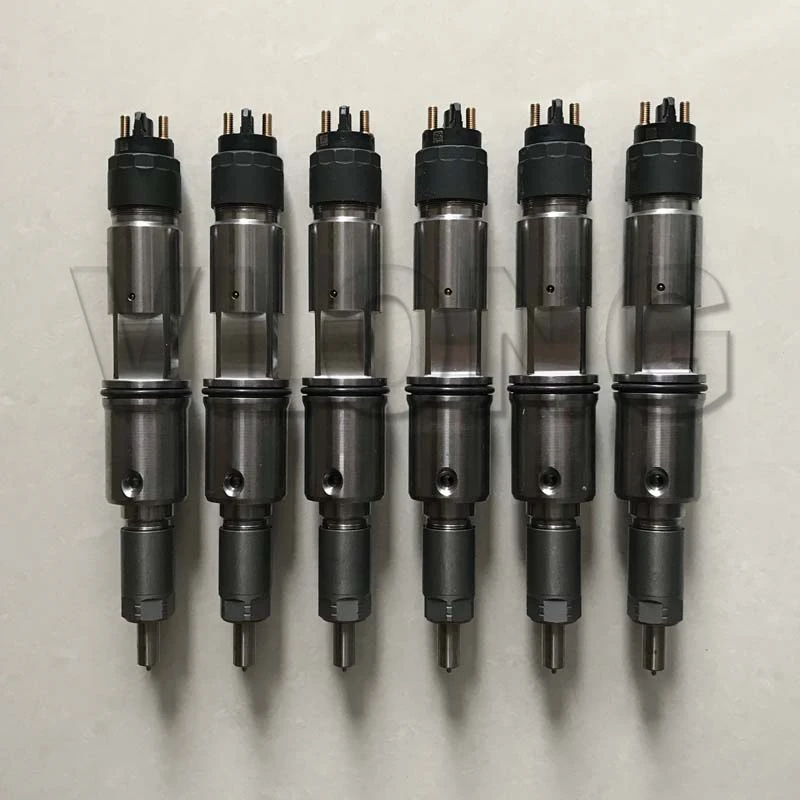 6PCS New Common Rail Fuel Inyector 0 445 120 142 0445120142 Diesel Engine Fuel Injector 65011112010 0445 120 142 for YAMZ