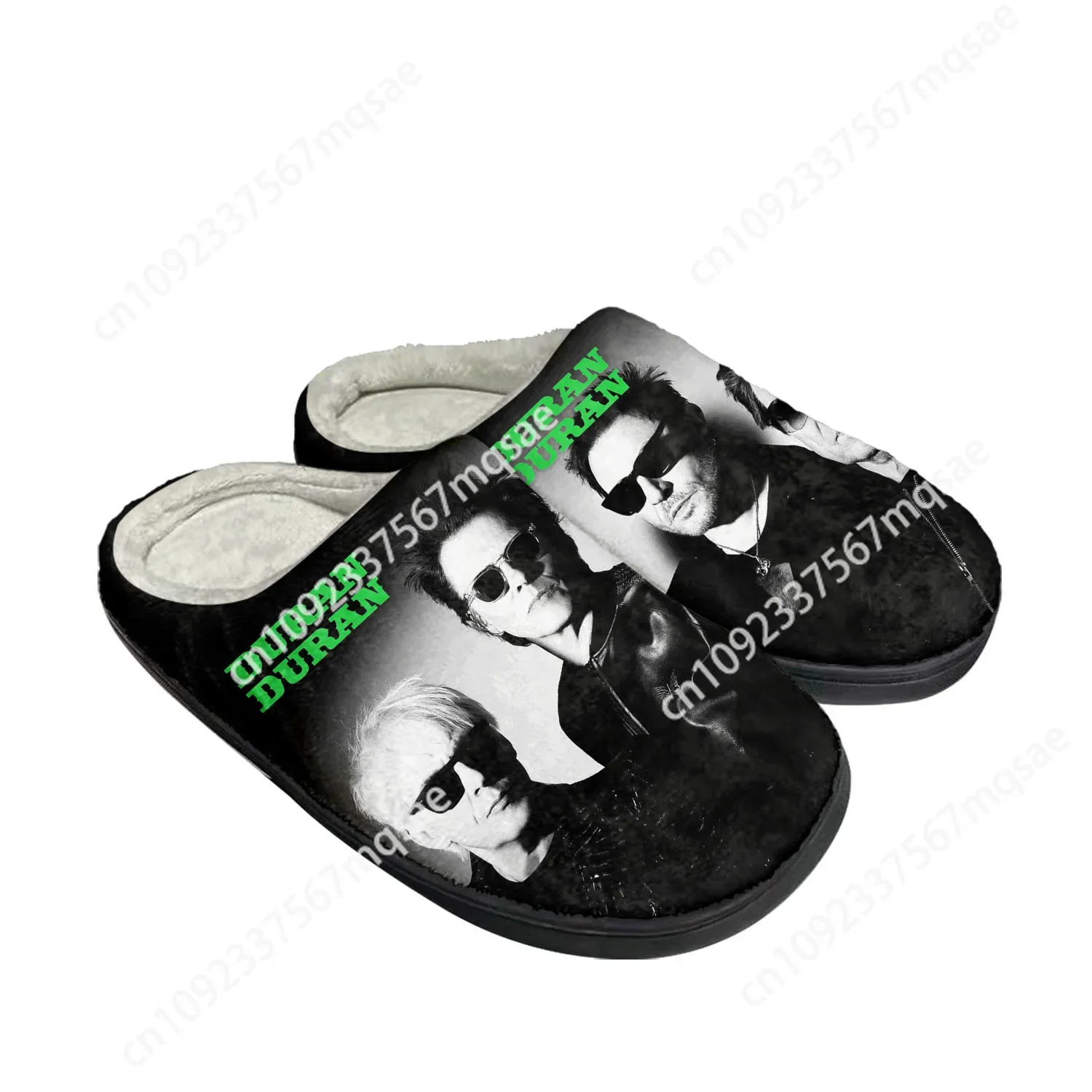 Dance Rock Band Duran Duran Fashion Home Katoen Aangepaste Slippers Heren Dames Sandalen Pluche Slaapkamer Warm Houden Schoen Thermische Slipper