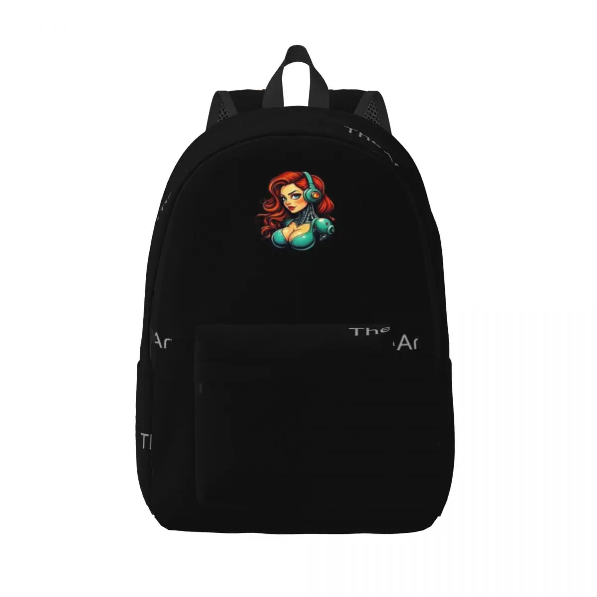

Cute Classic Vintage Style Futuristic Anime Girl Simple and Stylish Backpack Canvas Backpack Bag