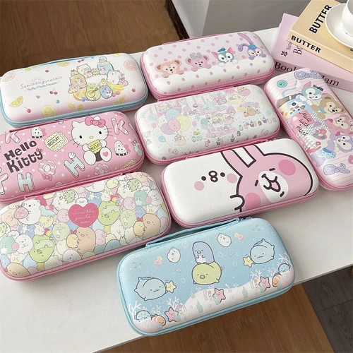 Funda protectora con dibujos de Hello Kitty, bolsa de almacenamiento para Nintendo Switch 2 (2025), carcasa para consola de juegos