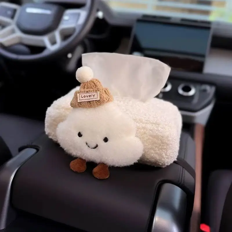 

Car Tissue Box Holder Creative Auto Accessories Hanging Seat Mounted Organizer for Vehicles