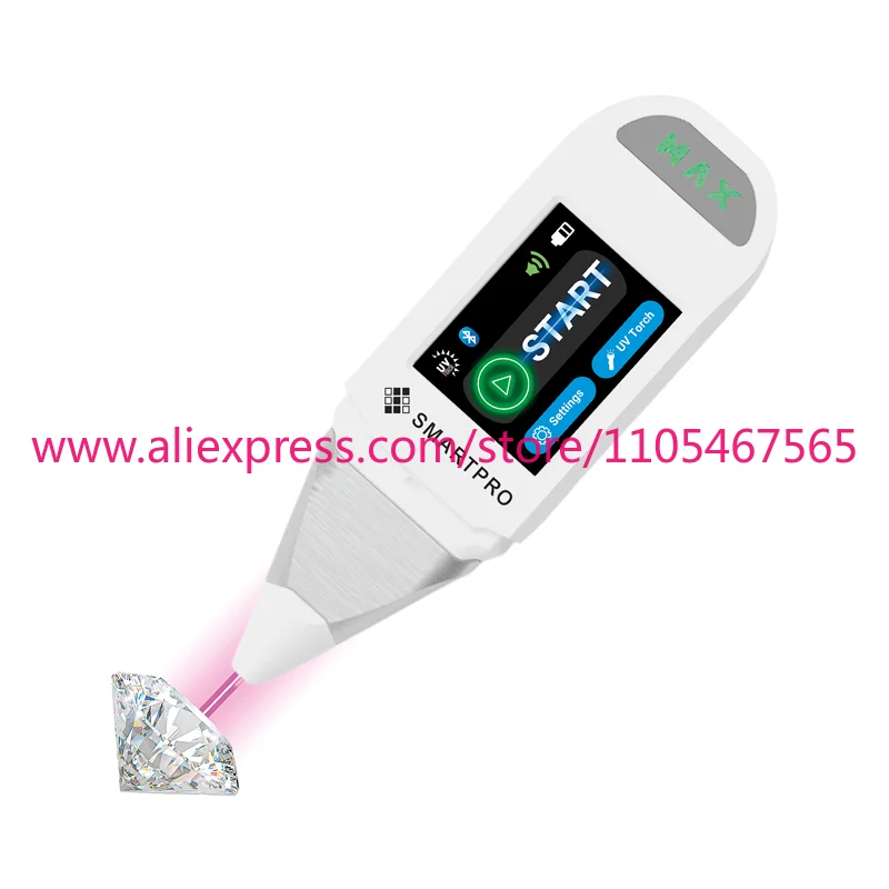 SmartPro MAX all-in-one diamond test pen 5 in 1 jewelry silica CVD/HPHT analog cubic zirconia diamond testing device