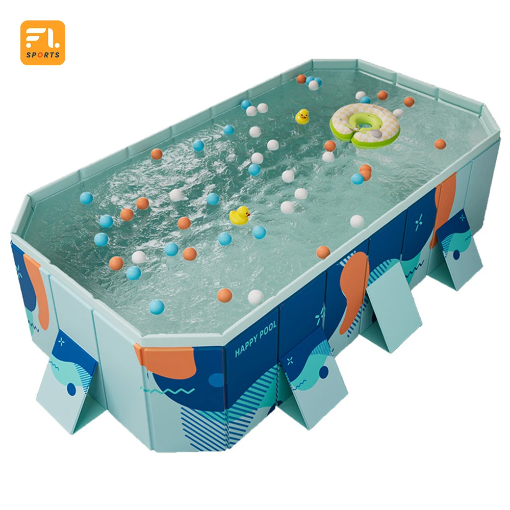 Blue Circular Outdoor Home Swimming Pool Frame Round Pool Model Adult For Home