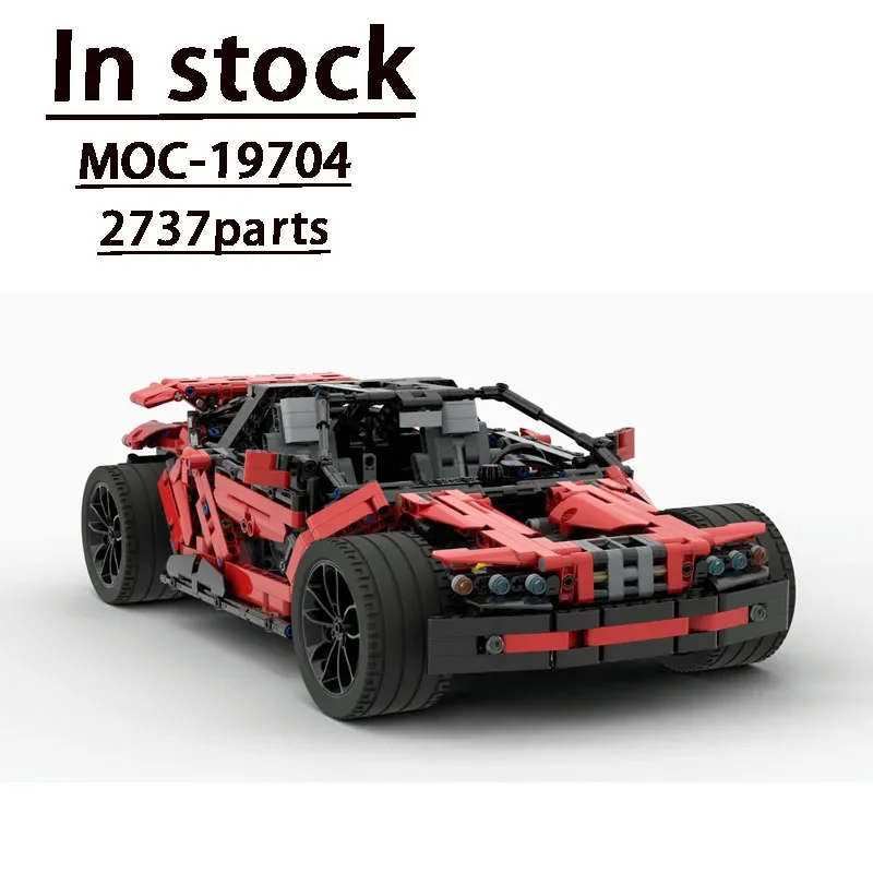 MOC-19704 Rugged Superca Splicing Building Blocks Car (1:9 Scale) Model • 2737 Parts Adult Kids Birthday Christmas Toy Present