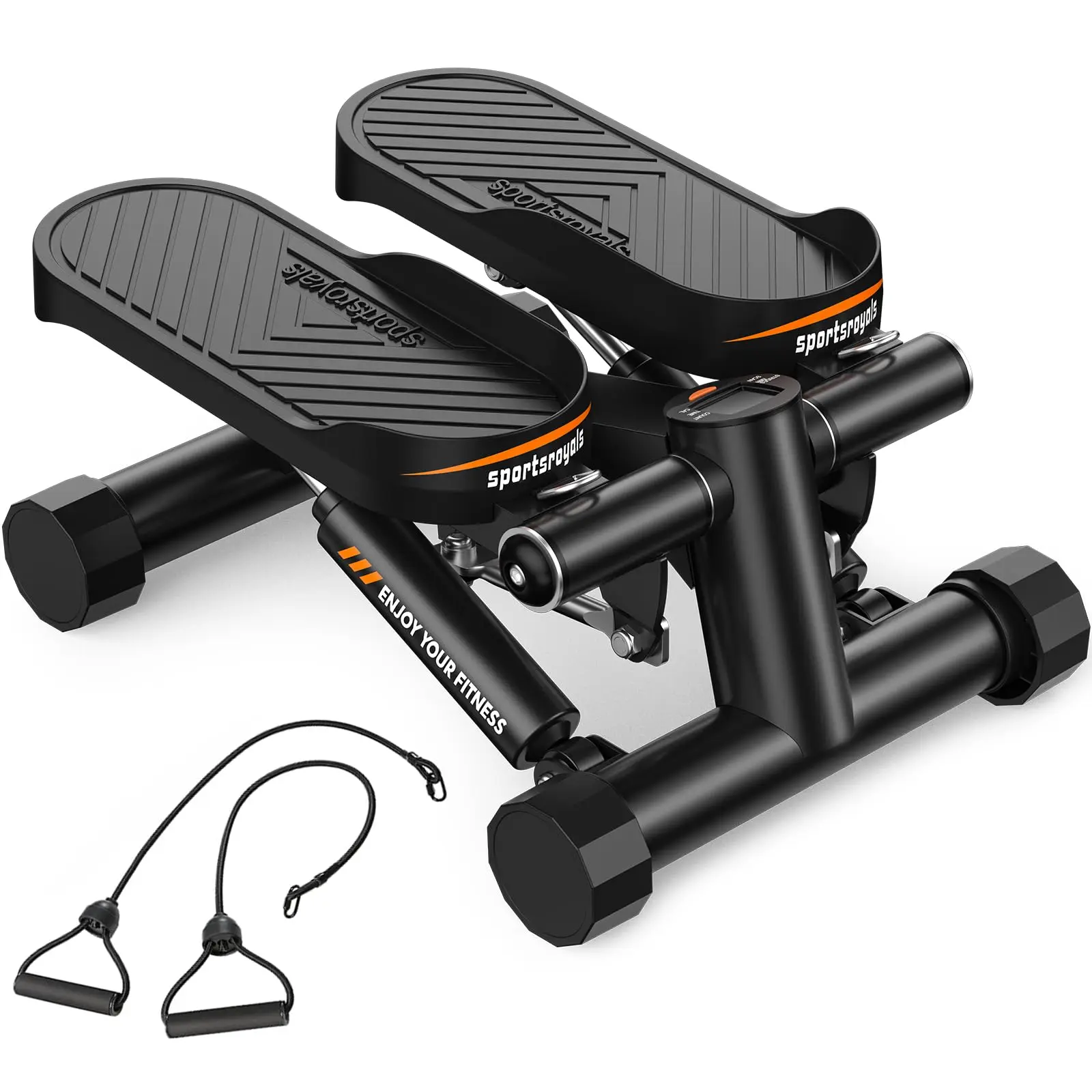 FED Fitness Sportsroyals Serie SS6 Treppensteiger, 350LBS Leiser Verstellbarer Hydraulischer Treppensteiger für Ganzkörper-Fitness zu Hause