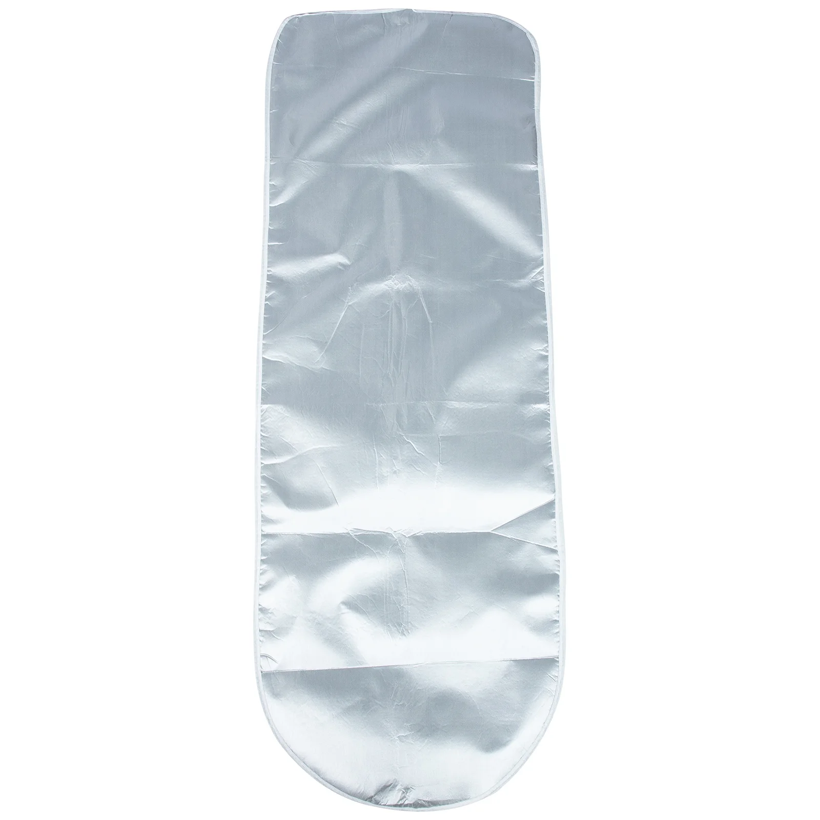 غطاء لوح كي فضي مقاوم للحرارة، إسفنجة بوليستر، حافة مرنة، وسادة واقية مقاومة للبقع #4