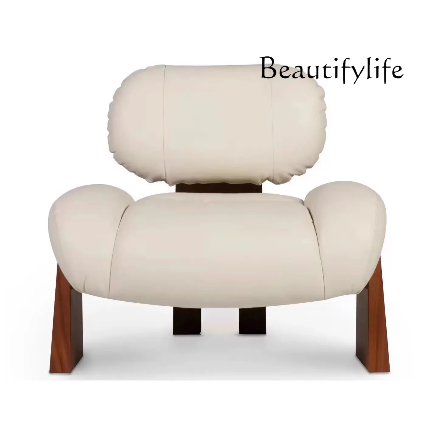 كرسي أريكة من الخشب الصلب على طراز العصور الوسطى، كرسي ترفيهي بتصميم إبداعي، أزياء ترفيهية واحدة ومريحة #5