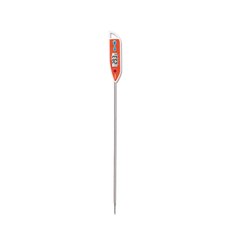 Digital Food Thermometer with Long Probe Instant Read Waterproof Cooking Thermometer for Kitchen BBQ Baking Oil Milk Temperature