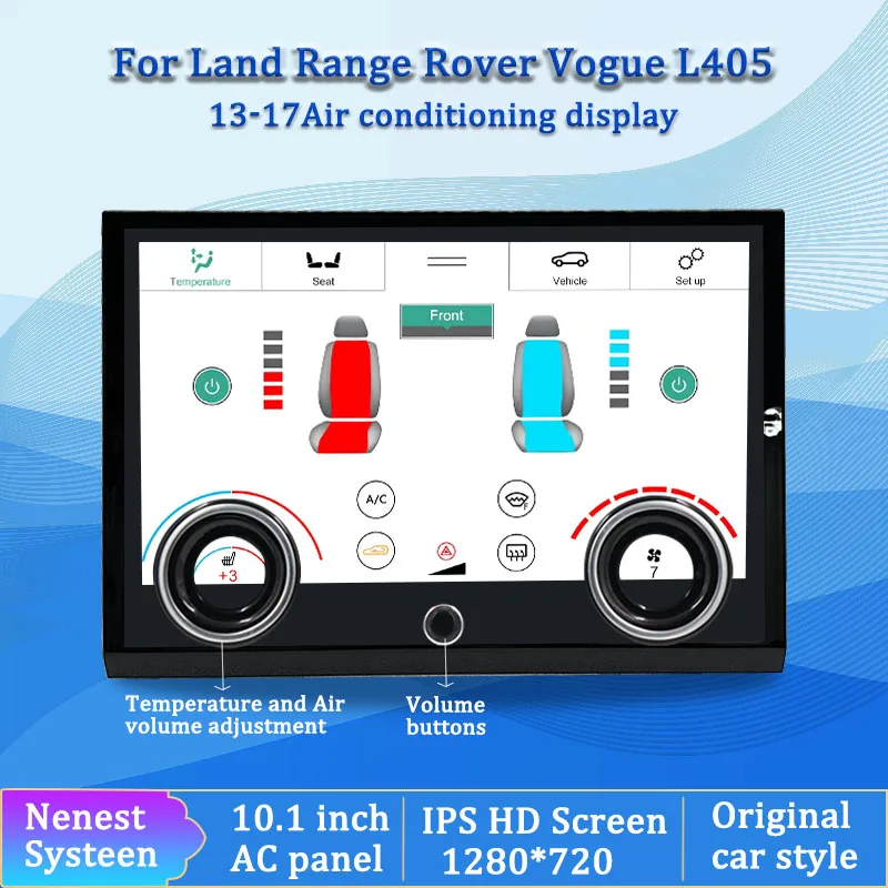 Klimatyzowany Panel AC dotykowy odpowiedni dla 2013-2017 Rover Vogue L405 z trybami nocnymi lub dziennymi