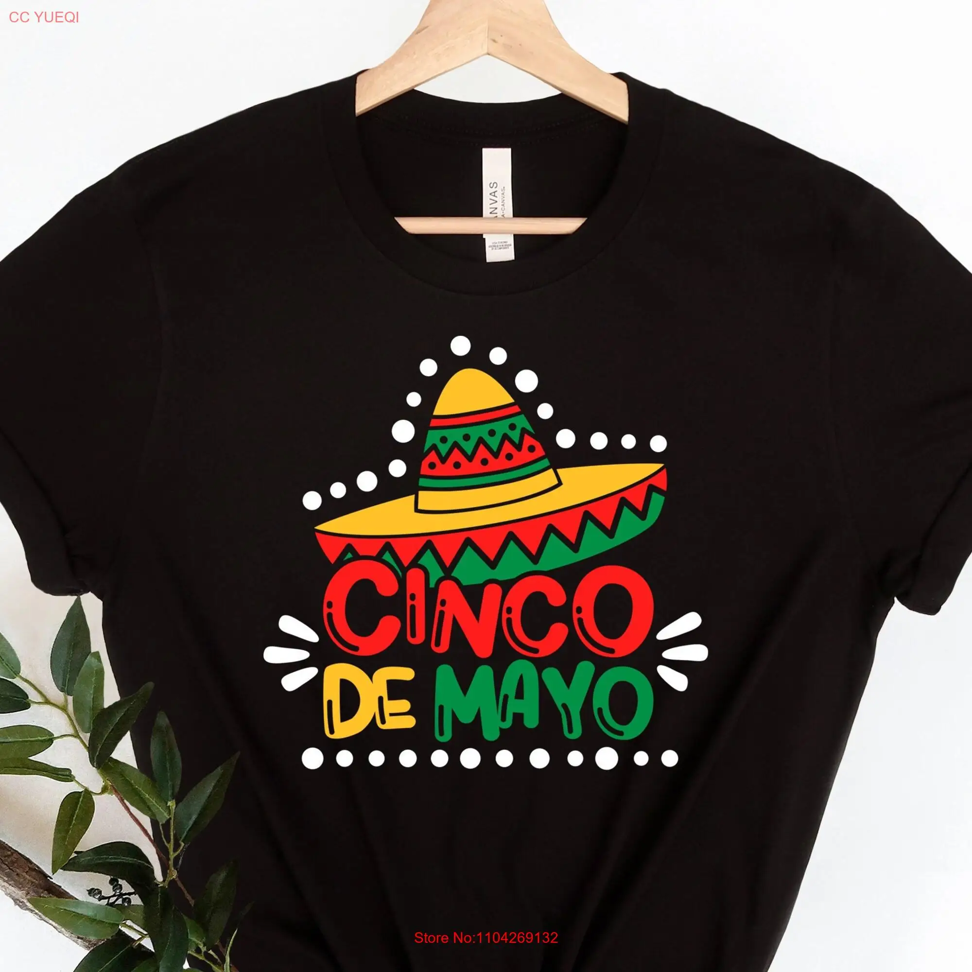 

Cinco De Mayo T Shirt Sombrero Mexico Drinking Fiesta Vacation long or short sleeves