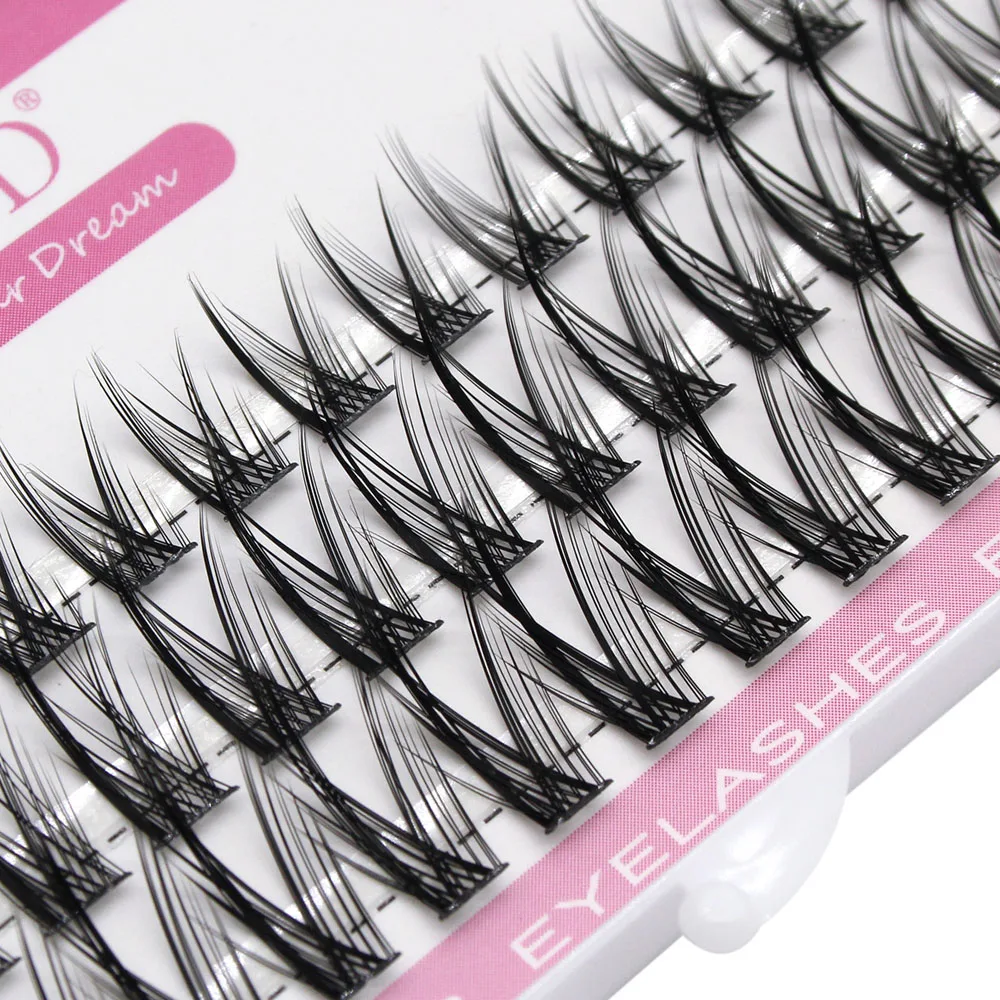 New segmented extension fake eyelashes DIY natural personal eyelash makeup tool, eye-catching eyelash bundle easy to operate