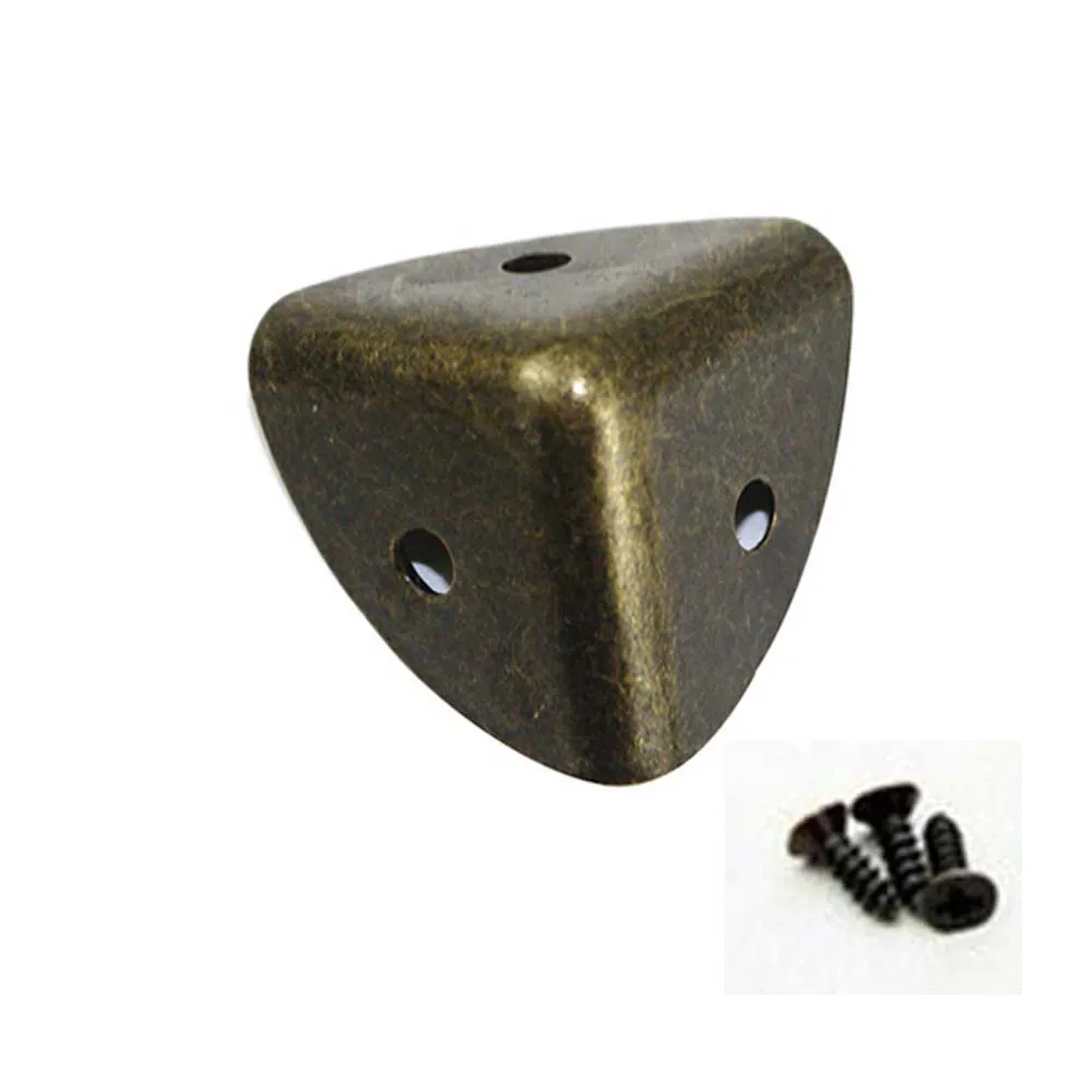 

Antique Metal Craft Wooden Case Furniture Part Decorative Jewelry Box Corner Protector Hardware Corner Foot Corner Bracket