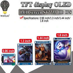 TFT Display 0.96 1.3 1.44 1.8 inch IPS 7P SPI HD 65K Full Color LCD Module ST7735 / ST7789 Drive IC 80*160 240*240 (Not OLED)