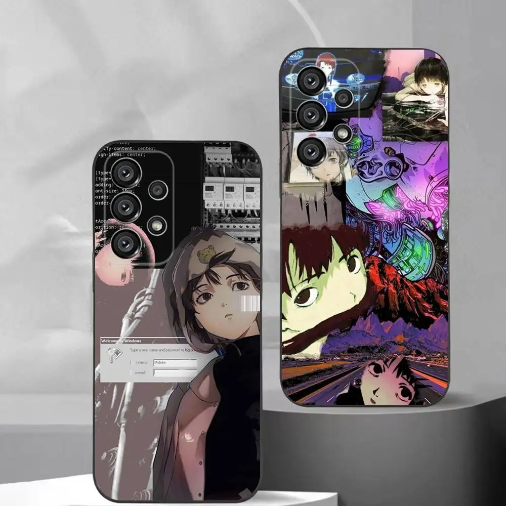 

Serial Experiments L-Lain Phone Case For Samsung S25,S24,S21,S22,S23,S30,Ultra,S20,Plus,Fe,Lite,Note,10,9,5G Black Cover