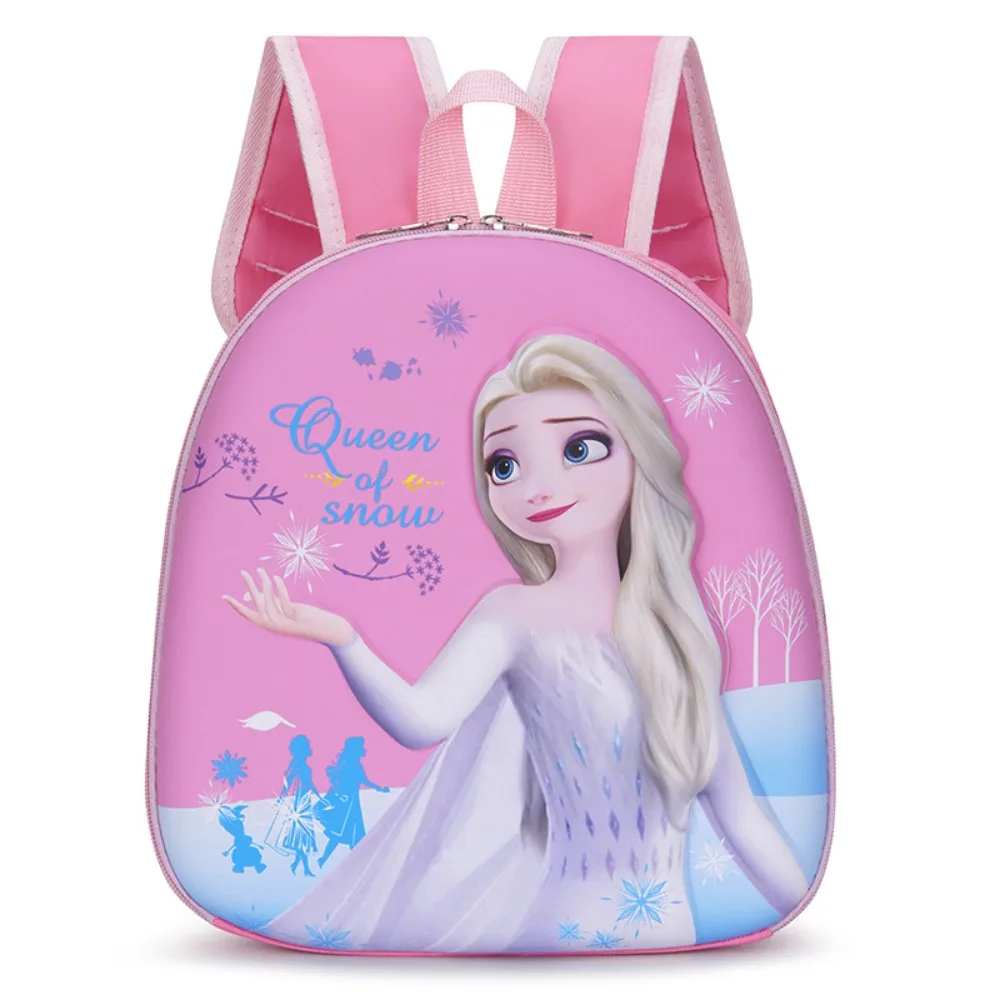 

Popular New 3D Cartoon Cute Elsa Princess Character Hard Shell Backpack Kindergarten Boys Girls Reduce Burden Leisure Backpack