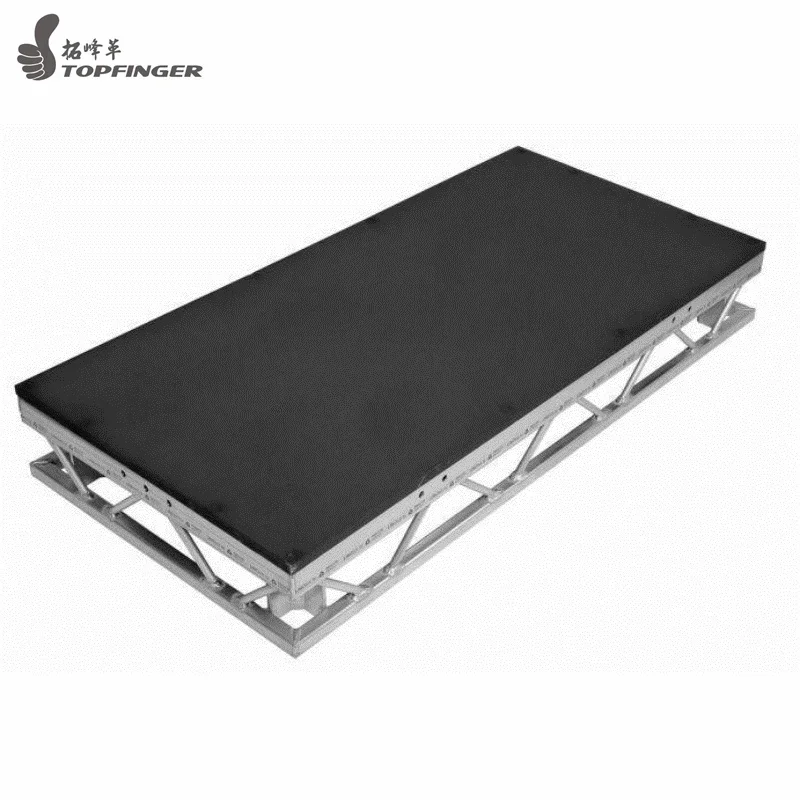 Nuova versione di tendenza Evento da concerto Piattaforma da palcoscenico portatile Mazzo Lite Telaio da palcoscenico in alluminio Struttura del traliccio Palcoscenico Litedeck