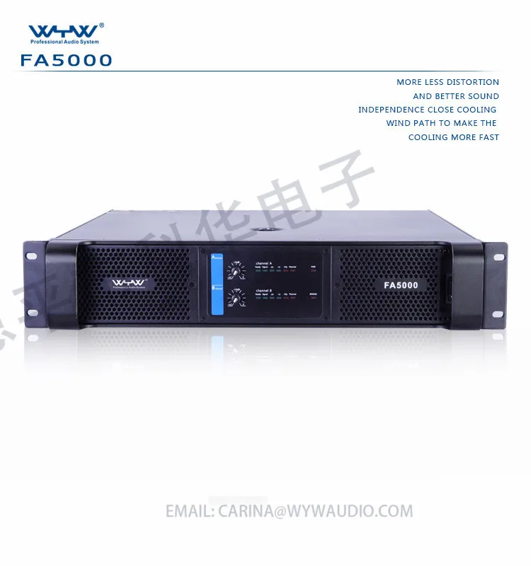 

FA5000 800-watt ClassH Bridge Mode Audio Power Amplifier