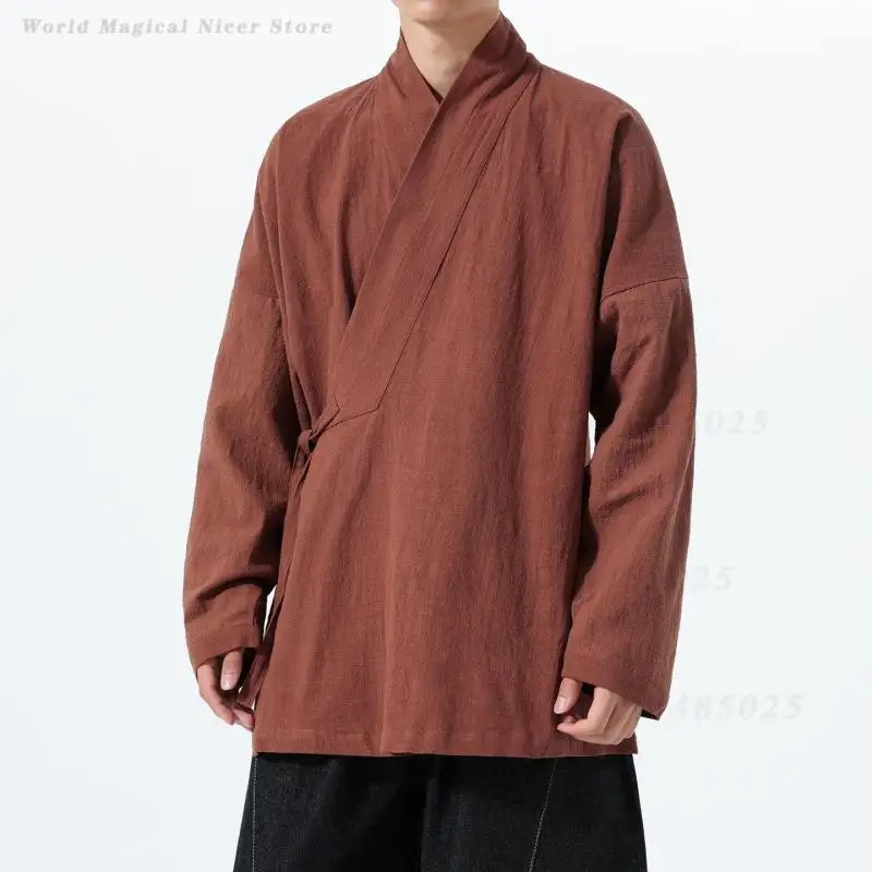 camisa-de-lino-con-cuello-cruzado-de-corte-holgado-manga-larga-con-lazo-lateral-estilo-chino-vintage-para-hombre-ideal-para-primavera-y-otono