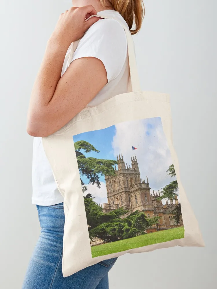 Highclere Castle Downton Abbey Hampshire England Tote Bag hand bag Woman shopper bag Canvas Tote