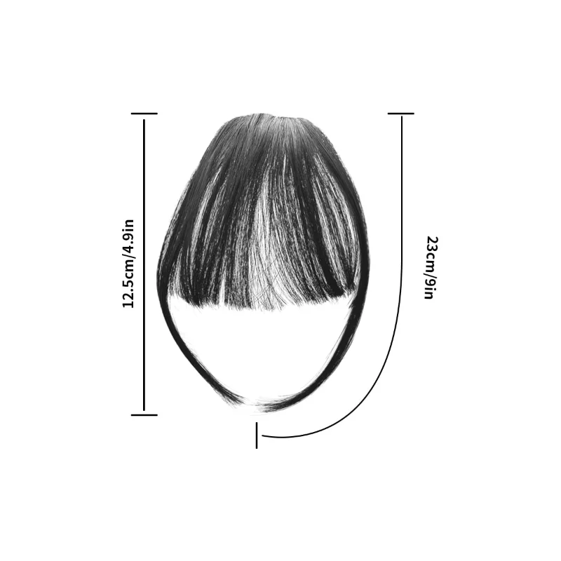 1pcs Clip in Air Bangs Wispy Hair Bangs Fringe with Hairpieces Air Bangs Fringe for women Everyday Wear