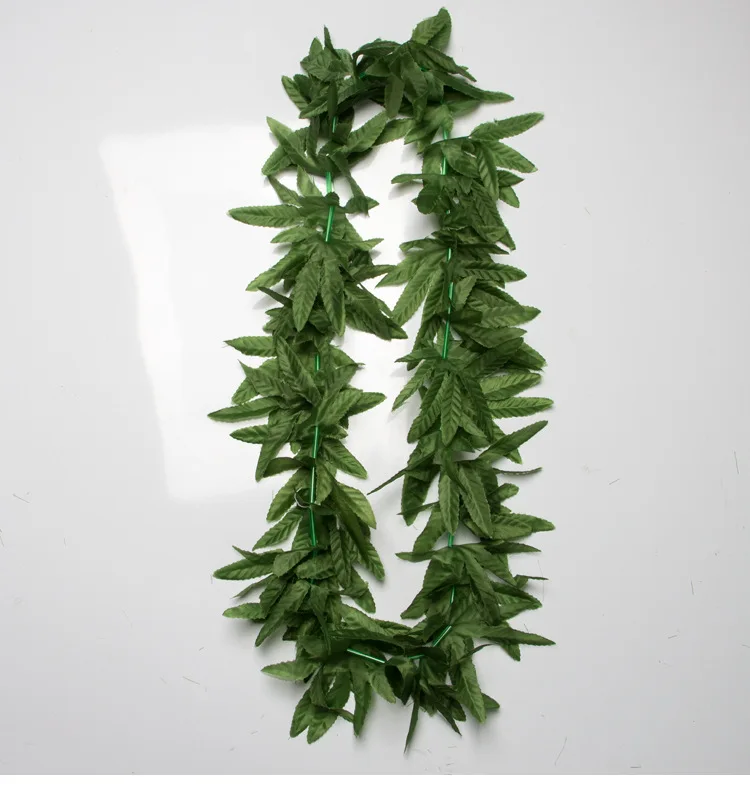 2025 فيلم ستيتش ليلو فستان اكسسوارات أغطية الرأس يترك جارلاند قلادة سوار حفلة الشاطئ Haweii Leis أوراق اصطناعية