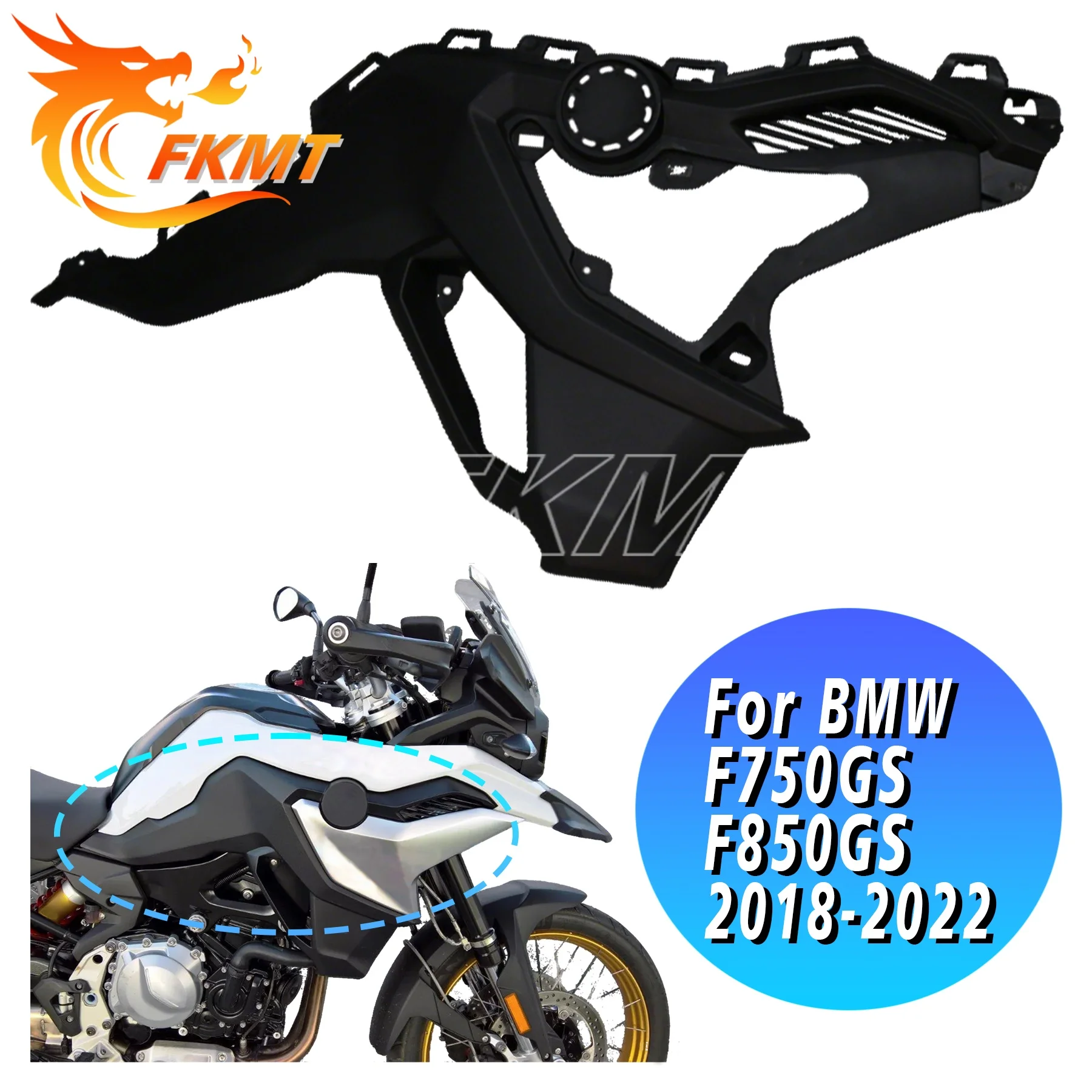 

For BMW F750GS F850GS 2018 2019 2020-2022 Motorcycle ABS Tank Right Side Panel Trim Cover Fairing Cowl F750GS F850GS Accessories