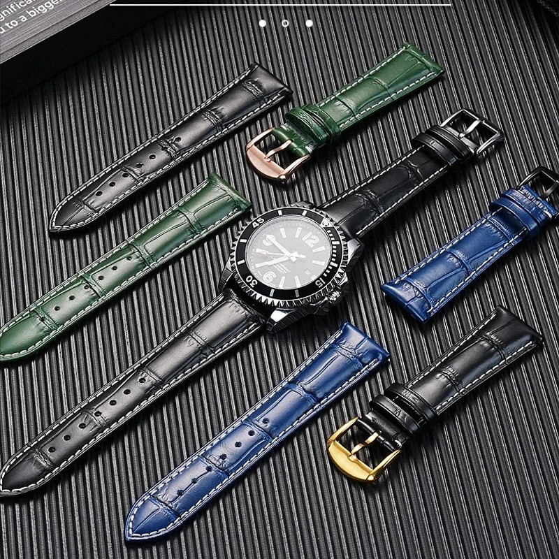 22Mm Italian Leathe…