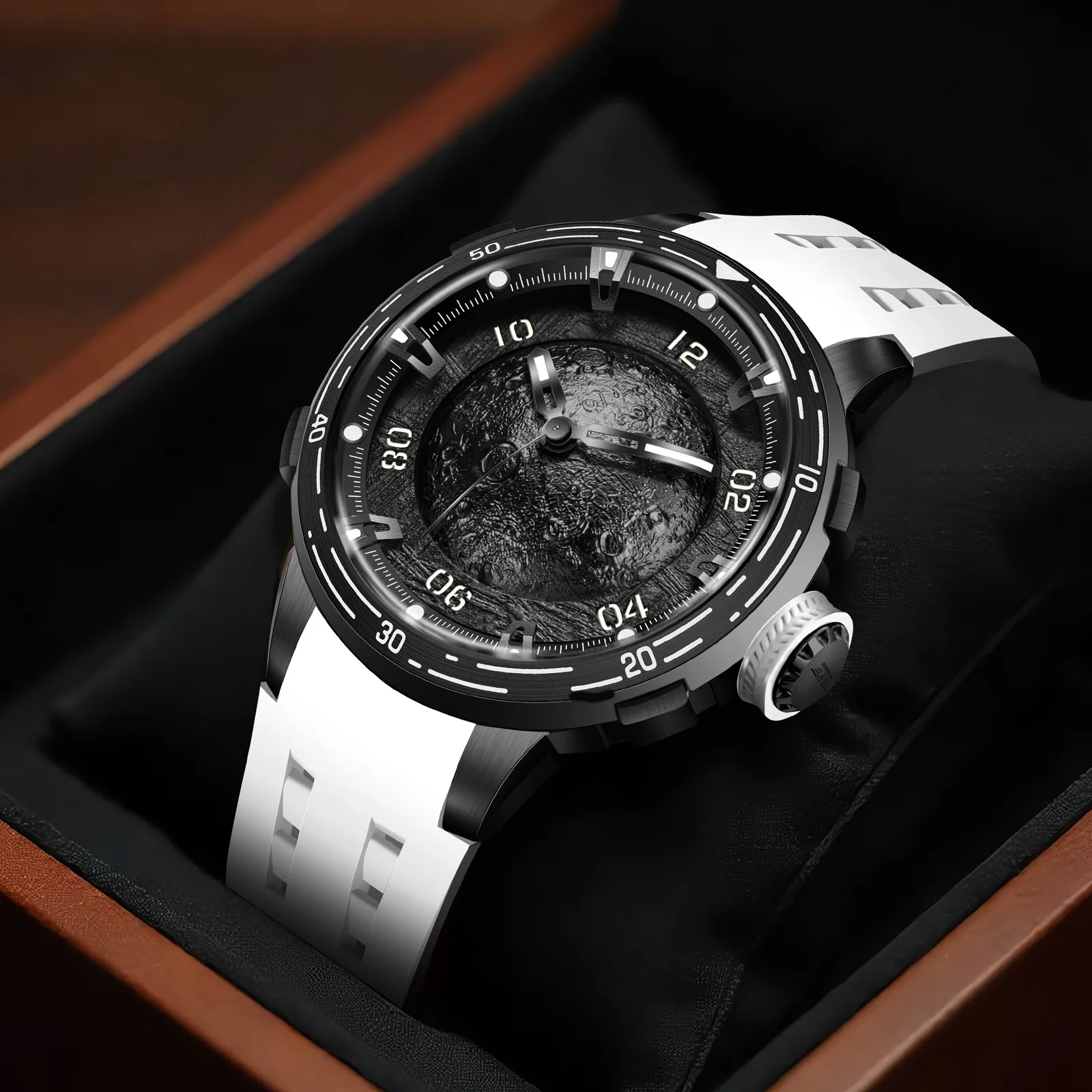2026 PIDNU Markendesign Neue Star-Serie Mechanische Uhr Herren Japan 8215 Uhrwerk Herrenuhr Wasserdichte Automatische Luxusuhr – Detail 16
