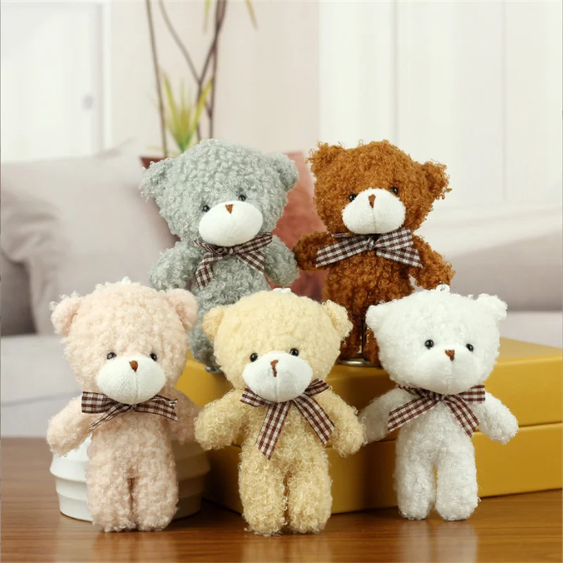 Милый-плюшевый-мишка-12-см-мультяшная-игрушка-мини-мишка-с-бантиком-мягкая-игрушка-животное-кавайный-плюшевый-брелок-подвеска-для-сумки-подарок-для-детей