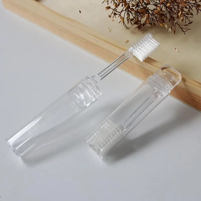 4 Pcs Compact Folding Toothbrush Set Travel Portable Foldable for Camping Hiking Outdoor Practicality