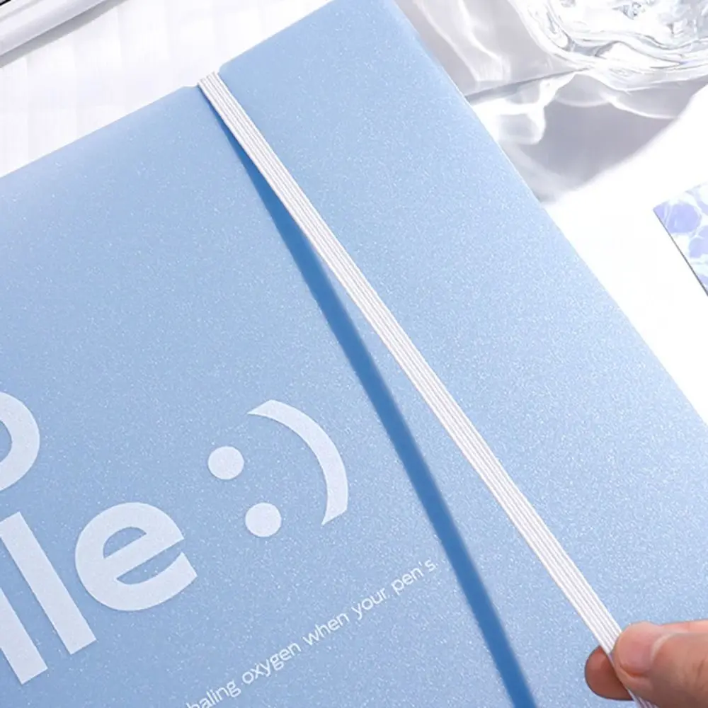 Simple Loose Leaf A4 File Folder Transparent Detachable Exam Paper Storage Bag Students Stationery File Bag Students