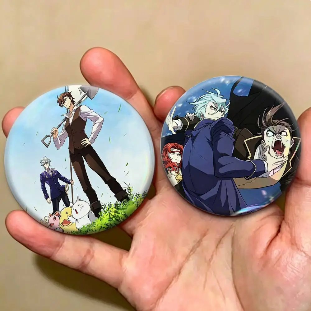 Isekai Manhwa The Greatest Estate D-Developer  Badges Creative Tinplate Button PinsBrooch Badge Clothes Backpack