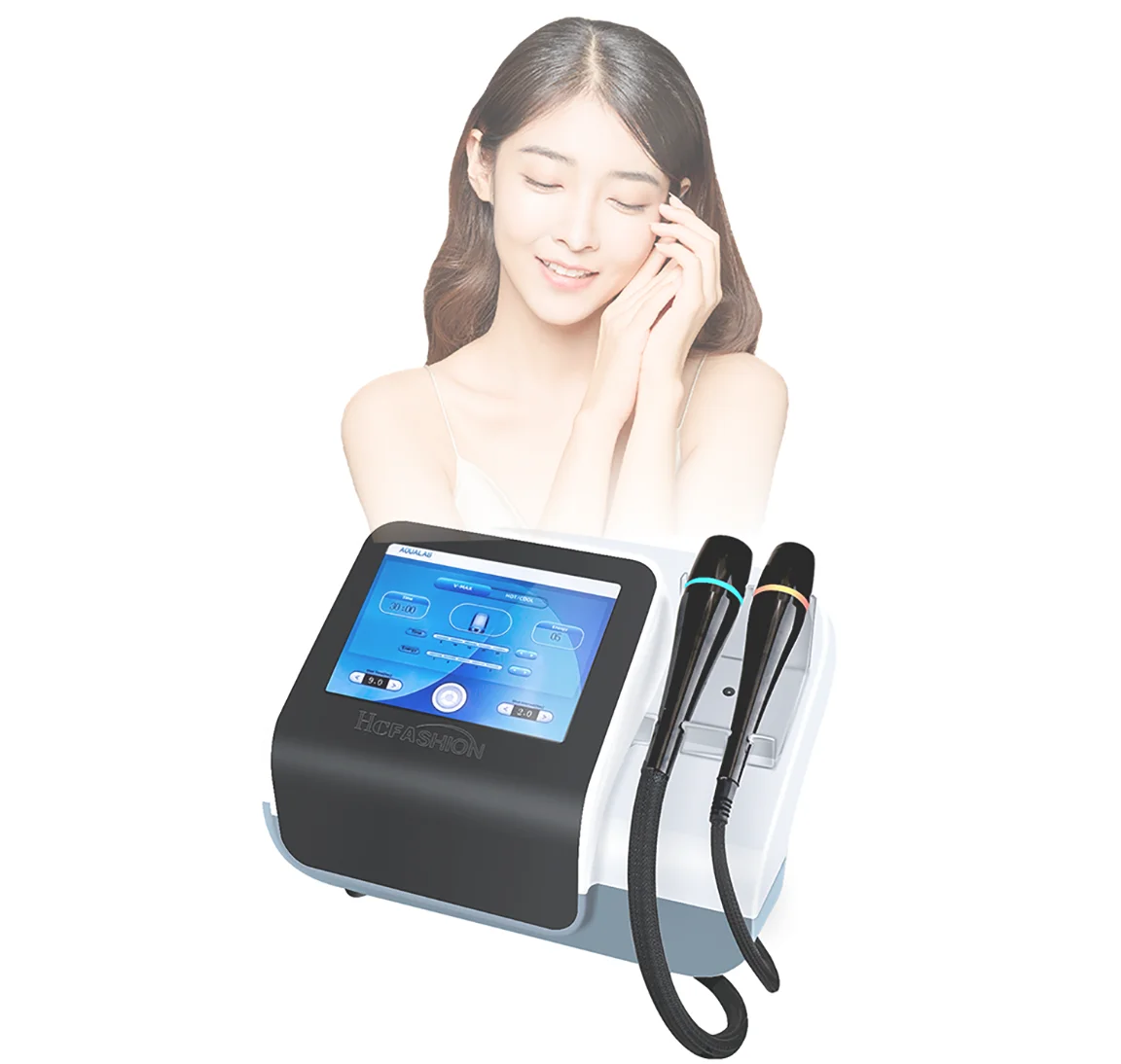 2-in-1 Deep Pore Care Skin Rejuvenation Facial Beauty Tool Home Use Frozen Facial Treatment Technology Skin Scrubber