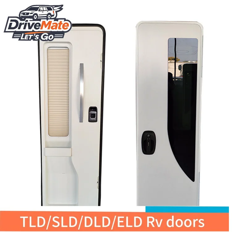 

European Style Entry caravan Rv Doors with Safety Double-point Lock Password Lock Custom sizes