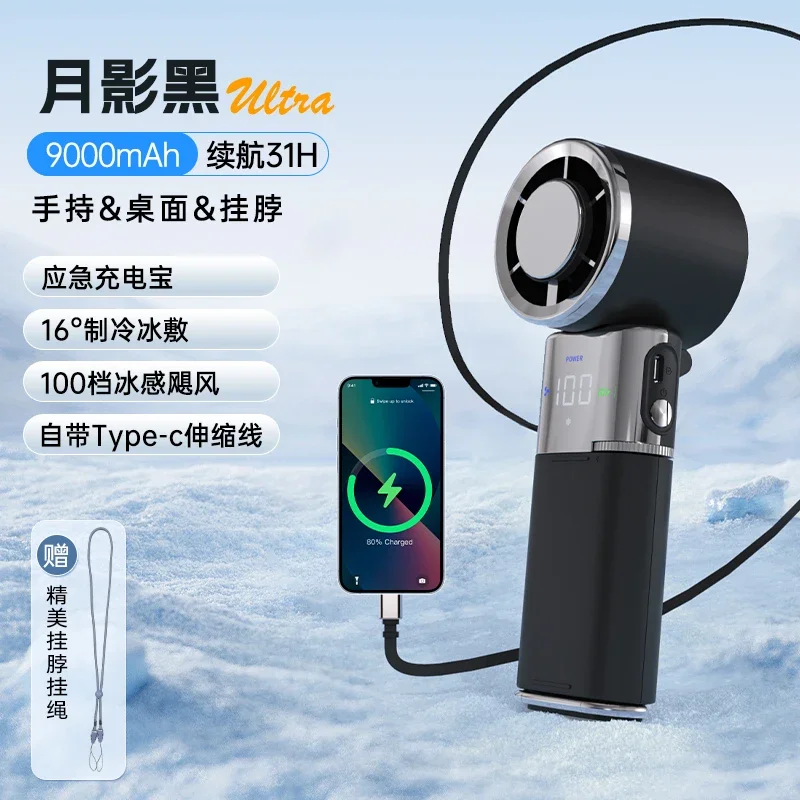 

Hot Sell Outdoors Mini Fan Air Conditioner Cooling Fan Recharge Air Circulation Fans Portable Air Conditioner Fans Ventilation