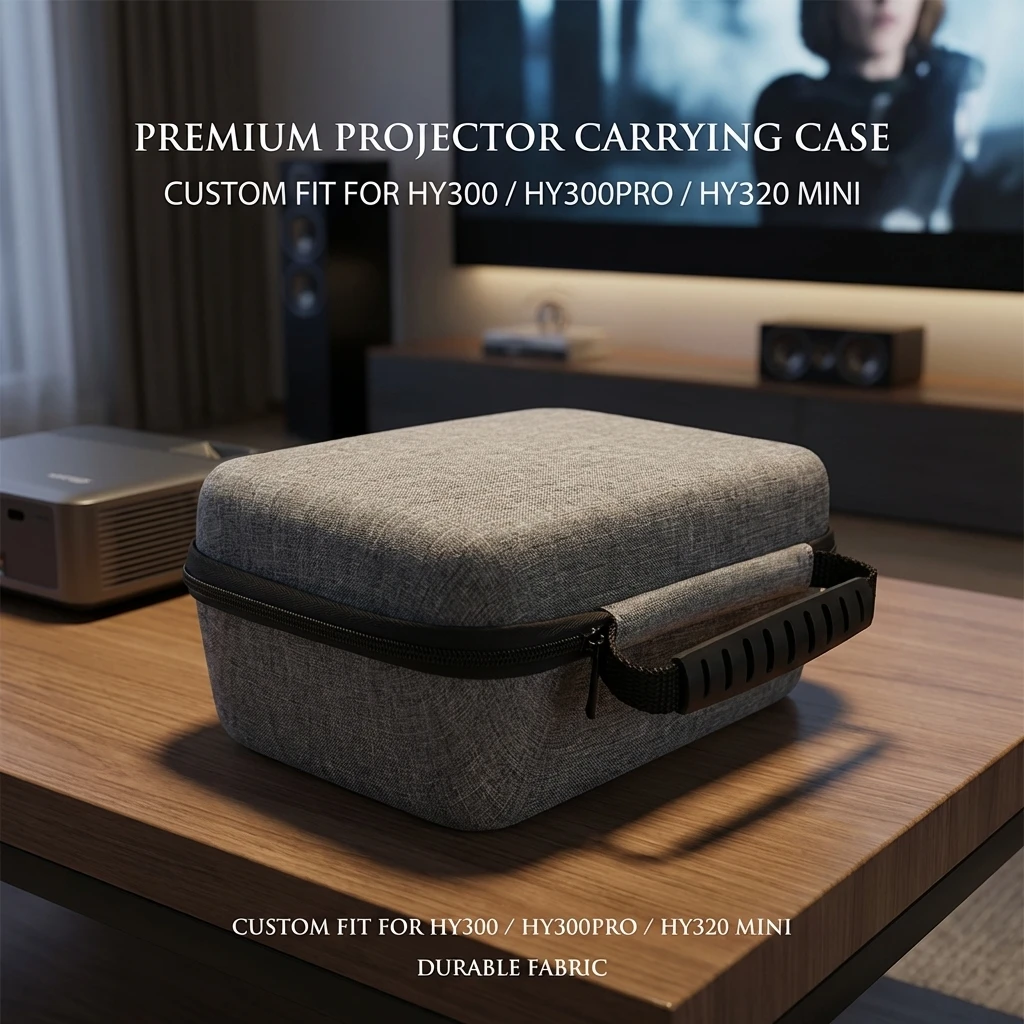 Projector Portbale Case Protective Box For HY300 HY300pro HY320mini Projector Smart Bluetooth Speaker Protection Handle Bag