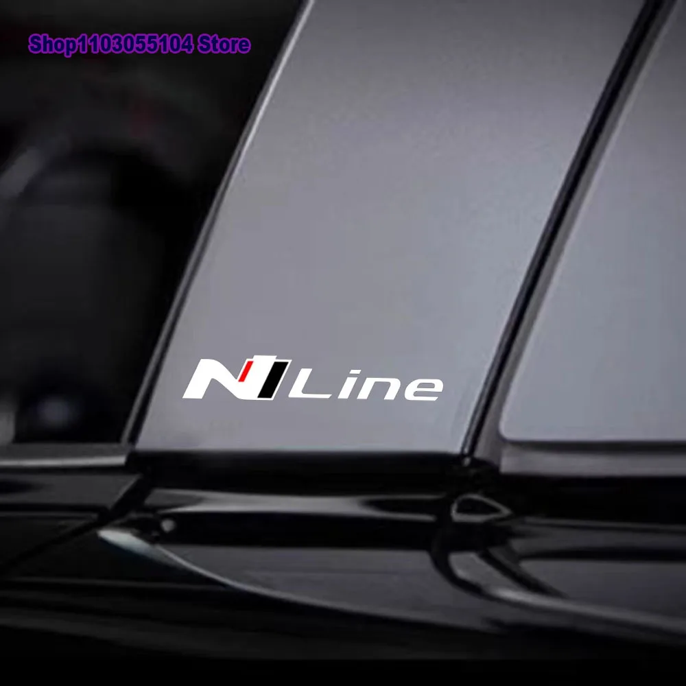 4Pcs Car body Sticker For Hyundai N line i10 i20 i30 Tucson Kona Sonata Veloster Elantra