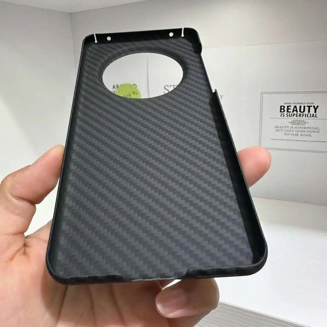 ACC-carbon fiber phone case for Huawei Mate 60, aramid fiber case, ultra-thin, anti-fall, business mate 60pro case