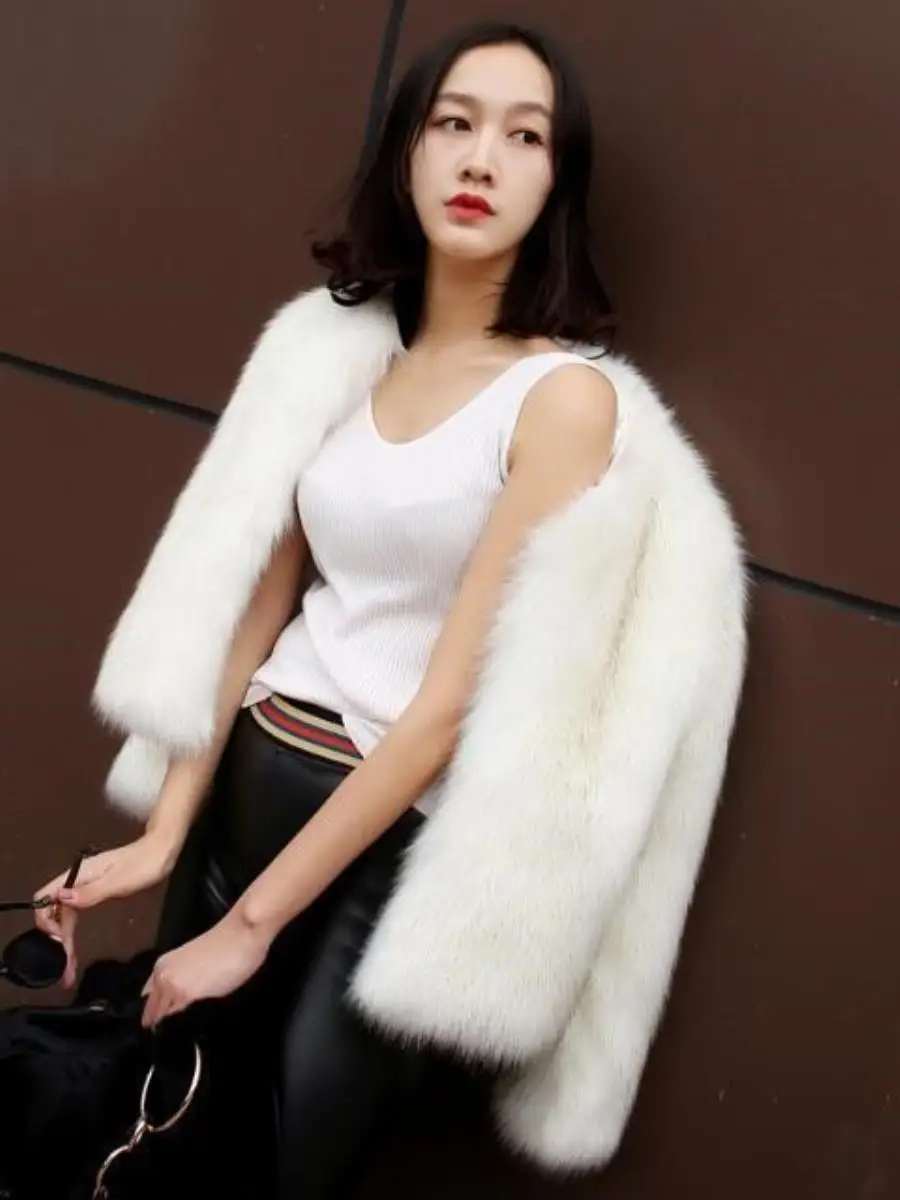 2025 Herbst Winter ort Pelzmantel Damen Faion Schlankheitsmantel Lässige Sle Wärme Garantiert Schmeichelhaft auf allen Körper pes