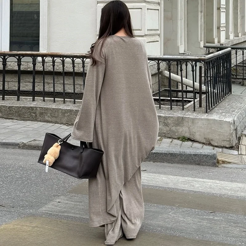 سترة مثيرة من الساتان Me بقصة ضيقة irt Dr سترة طويلة مفتوحة غير رسمية ملابس خارجية بحزام عريض طقم صيف 2025 طويل Sve