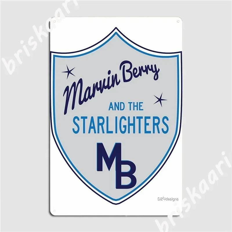 Marvin Berry Metal Signs Vintage pub Garage Decoration Home Tin sign Posters