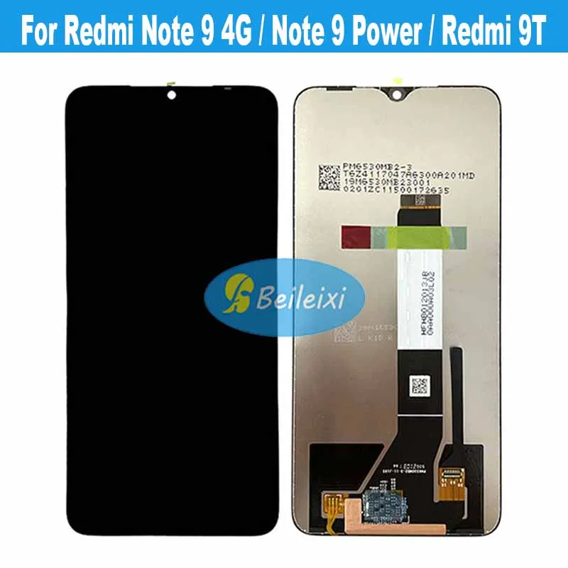 

For Redmi 9T M2010J19SG LCD Display Touch Screen Digitizer Assembly For Redmi Note 9 4G / Note 9 Power M2010J19SC M2010J19SI