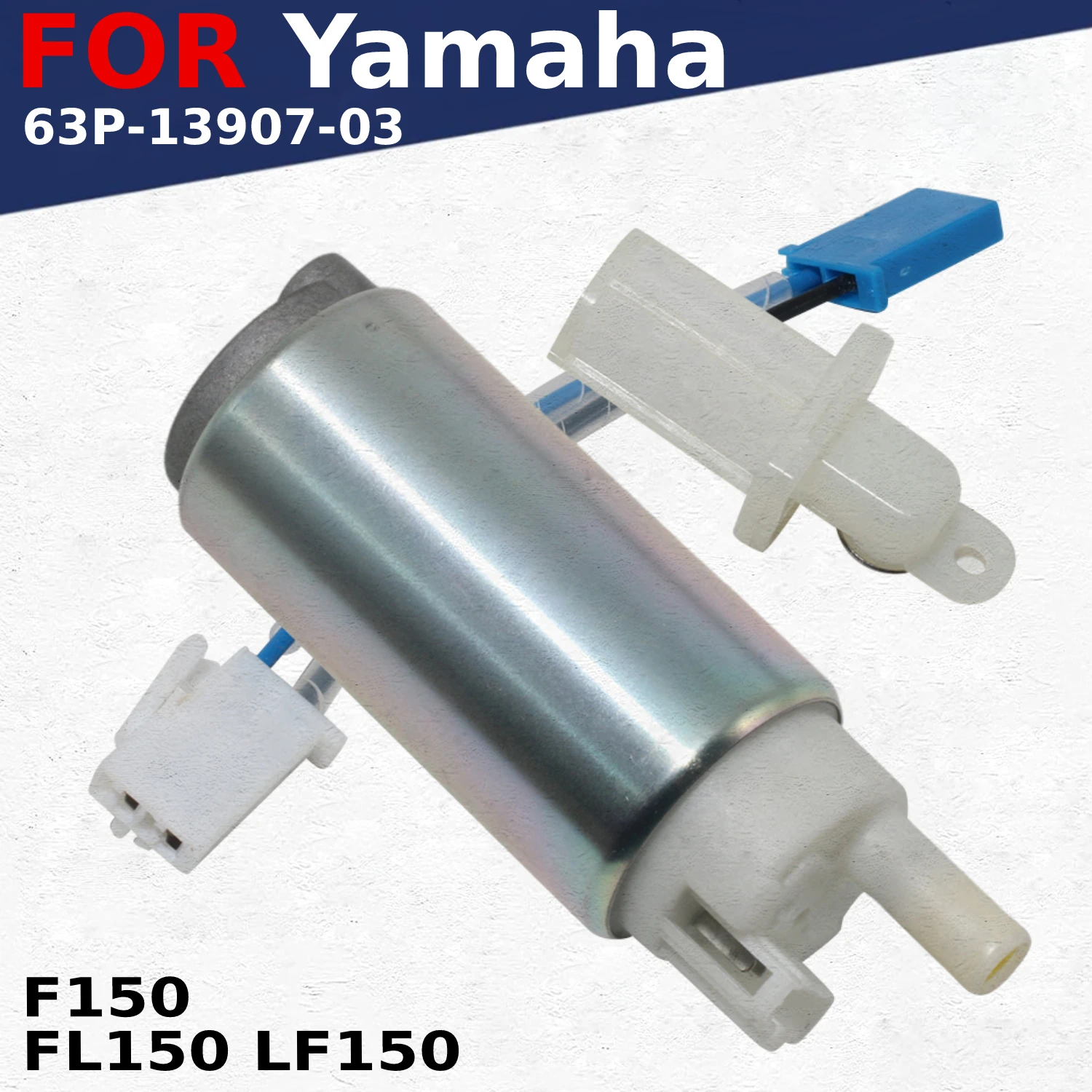 Electric Outboard Fuel Pump For Yamaha F150 / FL150 LF150 2011 2012 2013 2014 2015 2016 2017 Years OEM: 63P-13907-03