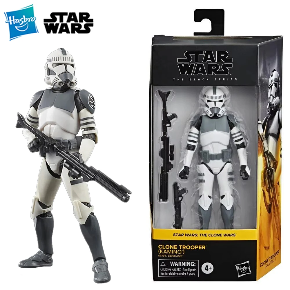 

[In-Stock] Hasbro Star Wars The Black Series Clone Trooper Kamino (The Clone Wars) Collectible 15cm Action Model Figure Toys