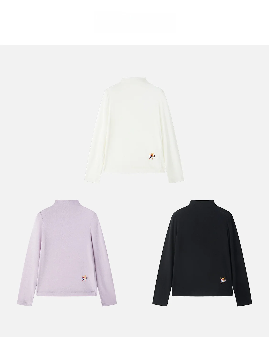 

Мягкая шелковая шерстяная вязаная кофта с длинным рукавом и высоким воротником Jingjing2025. Новая осенне-зимняя модная женская премиум-коллекция в традиционном стиле.