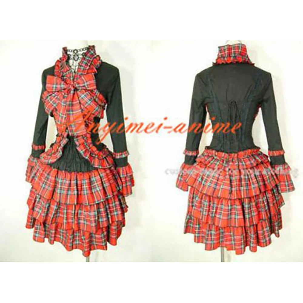 fondcosplay Gothic Lolita Punk Fashion Outfit cotton Dress Cosplay Costume CD/TV[CK556]