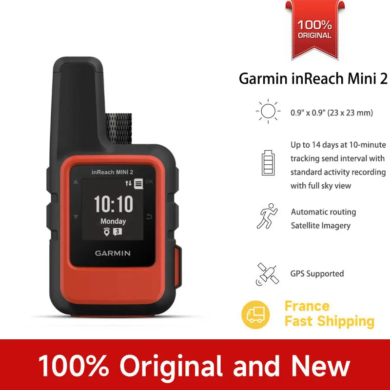 Garmin inReach Mini 2, communicateur satellite léger et compact pour la randonnée