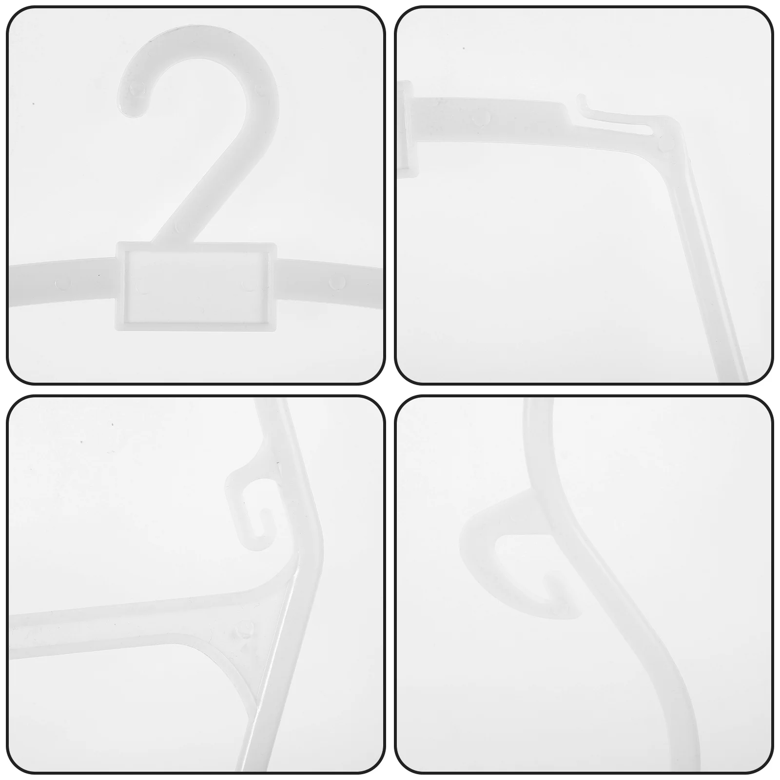 

5 pcs Kids Swimsuit Hanger Plastic Child Swimwear Organizer Display Rack For Toddler Clothing Storage Lightweight