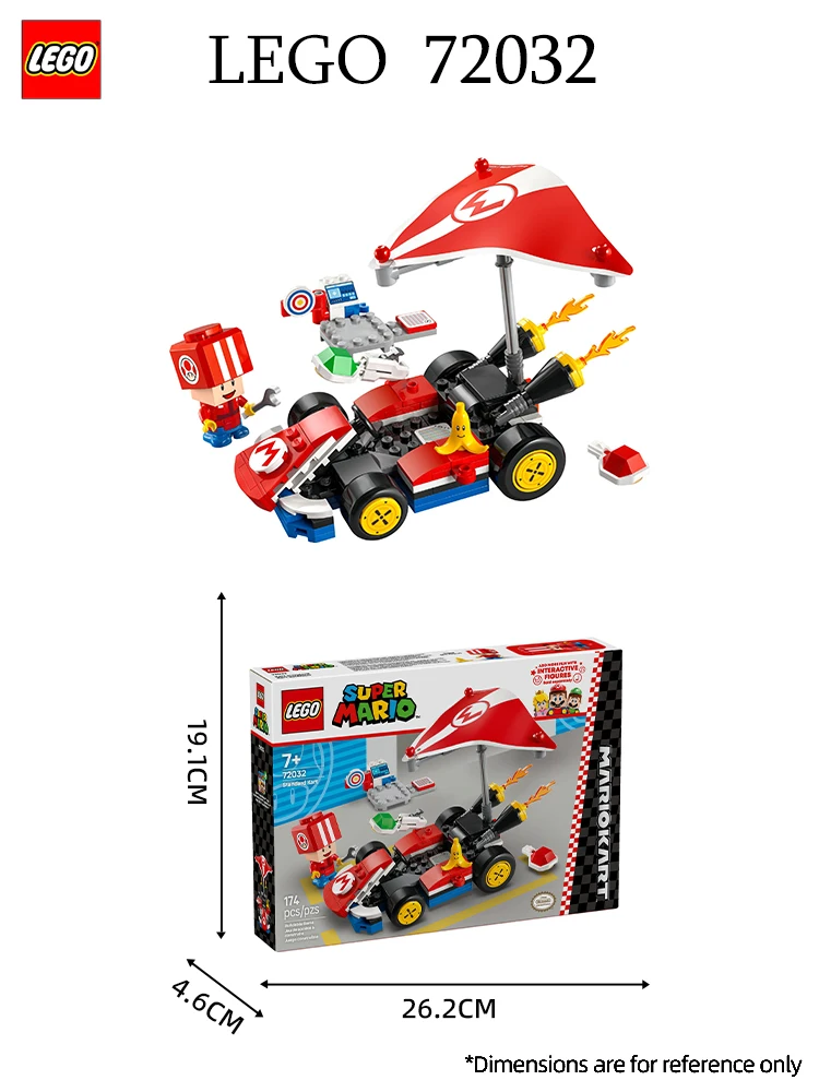เลโก้ 72032 มาริโอ คาร์ท-สแตนดาร์ด คาร์ท 2025 ของเล่นตัวต่อแบบใหม่