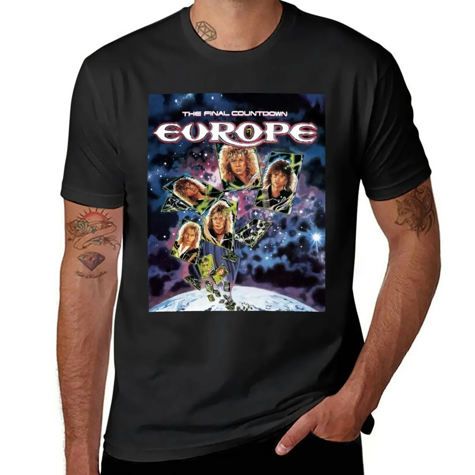

Foureb Europe Band War Of Kings T-Shirt plus sizes for a boy Blouse black t-shirts for men